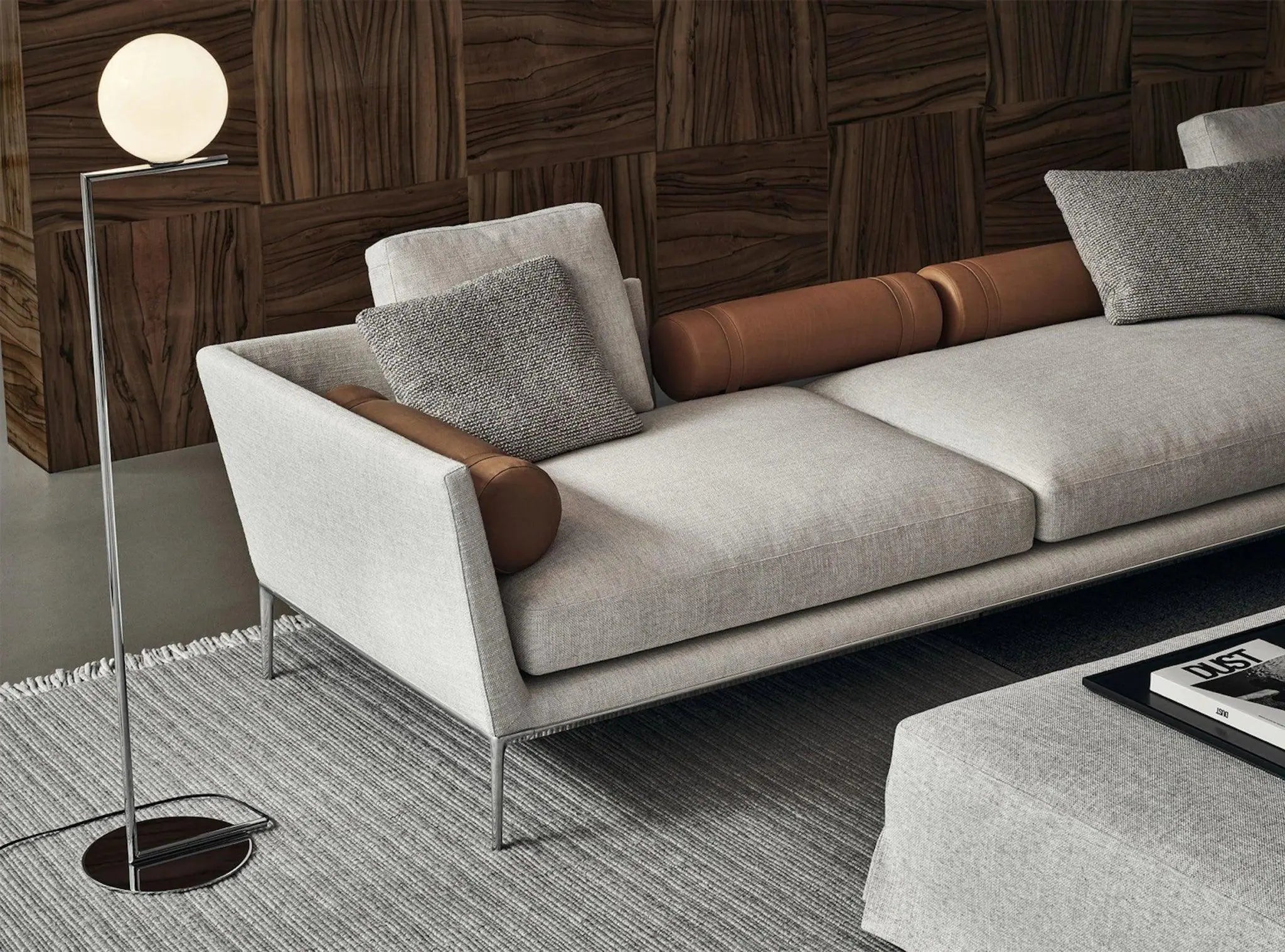Lampa podłogowa IC LIGHTS chromowany – Flos