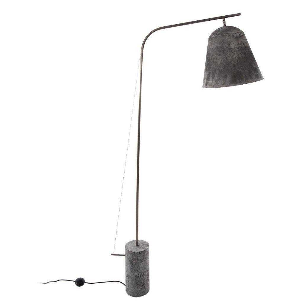 Lampa podłogowa LINE TWO szary marmur – NORR11