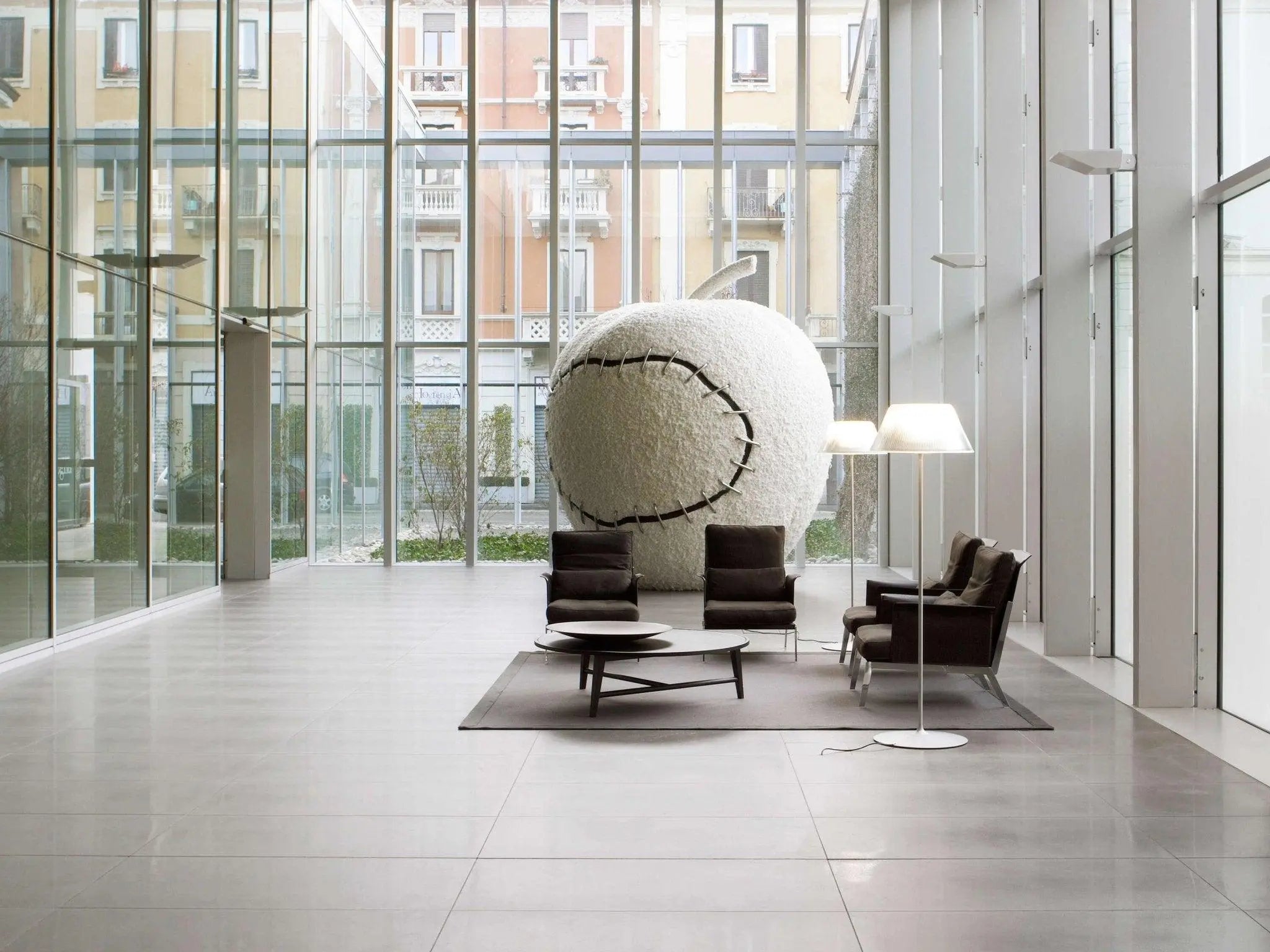 Lampa podłogowa ROMEO MOON szkło, marka Flos