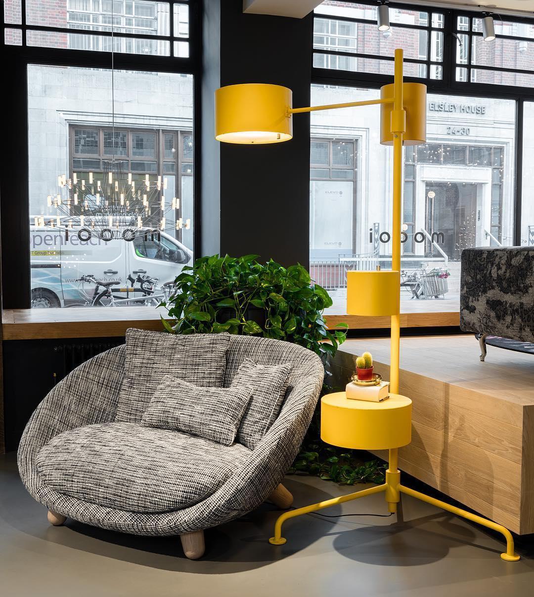 Lampa podłogowa STATISTOCRAT żółty Moooi Eye on Design