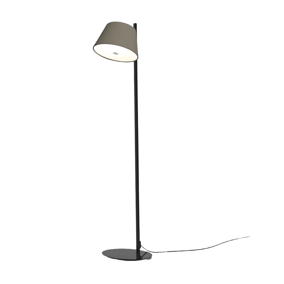 Lampa podłogowa TAM TAM brązowo-szary Marset Eye on Design