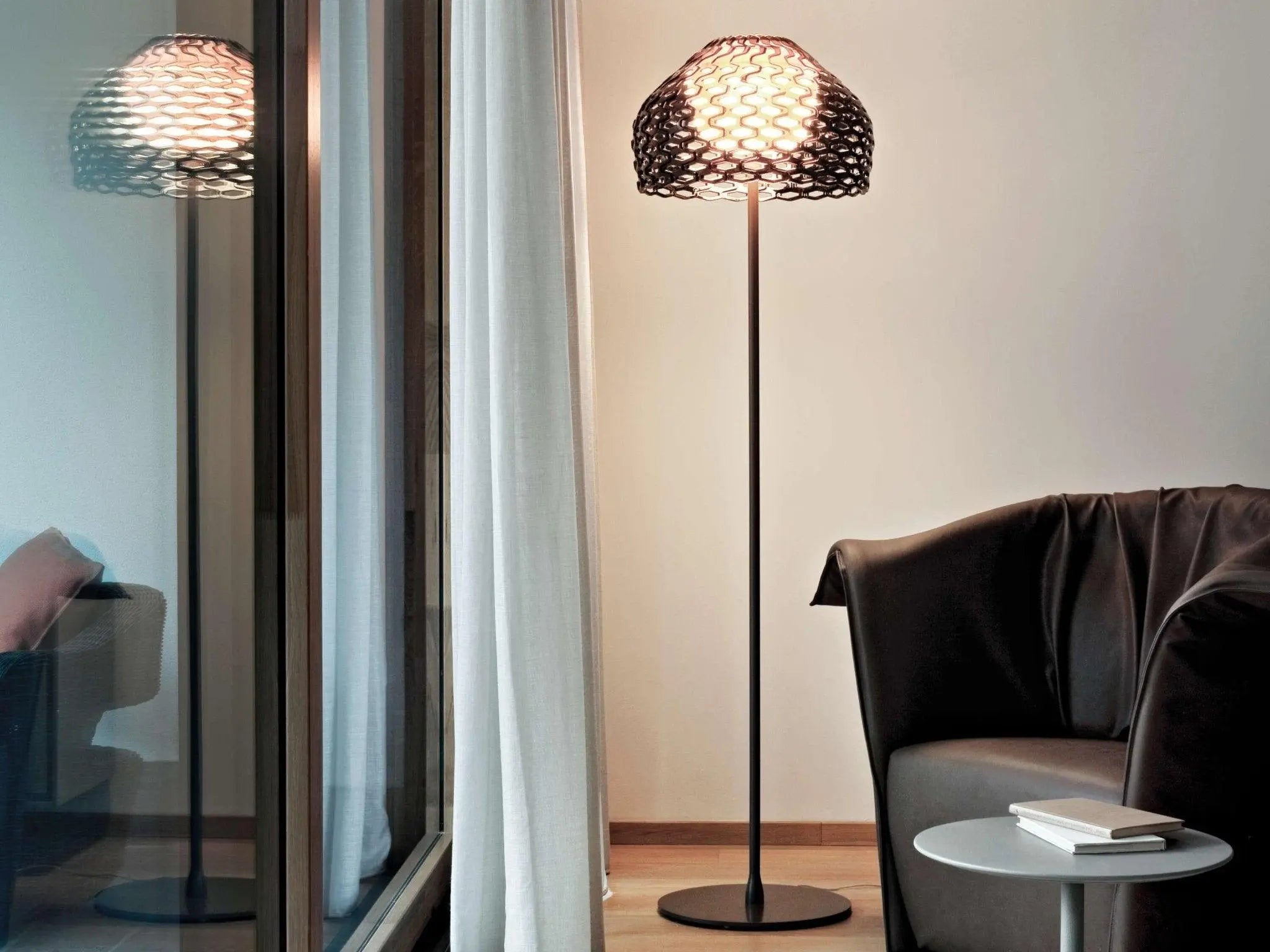 Lampa podłogowa TATOU szary – Flos