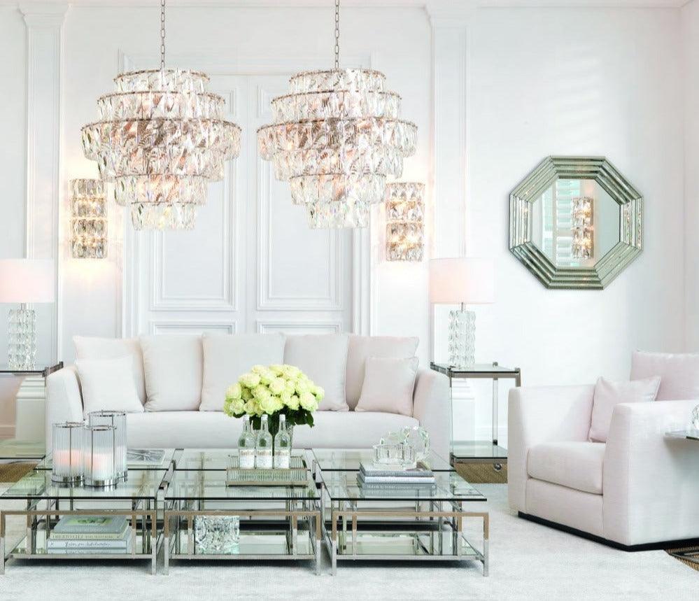 Lampa ścienna AMAZONE szkło kryształowe Eichholtz Eye on Design