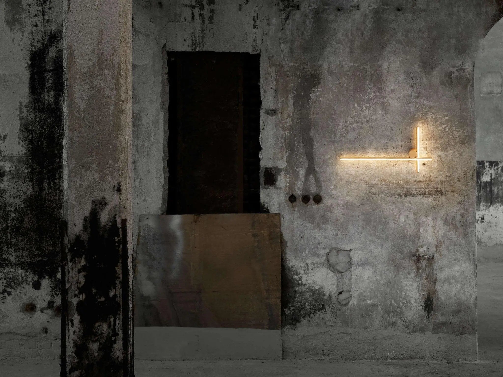 Lampa ścienna COORDINATES 2 szampański – Flos
