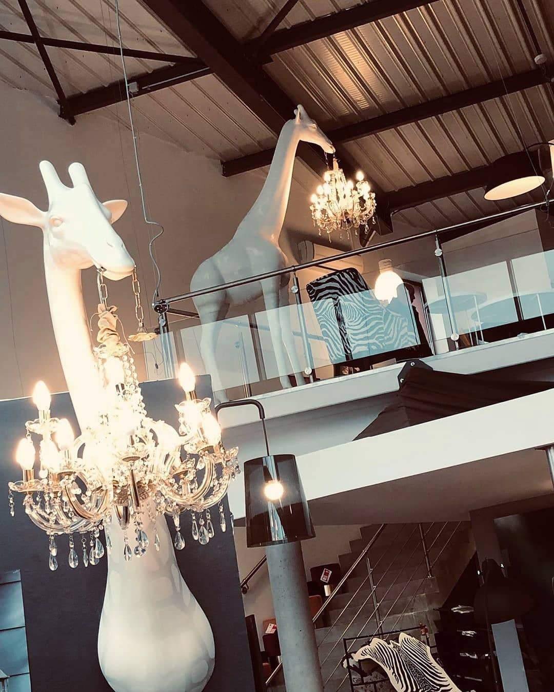 Lampa ścienna GIRAFFE IN LOVE biała Qeeboo Eye on Design