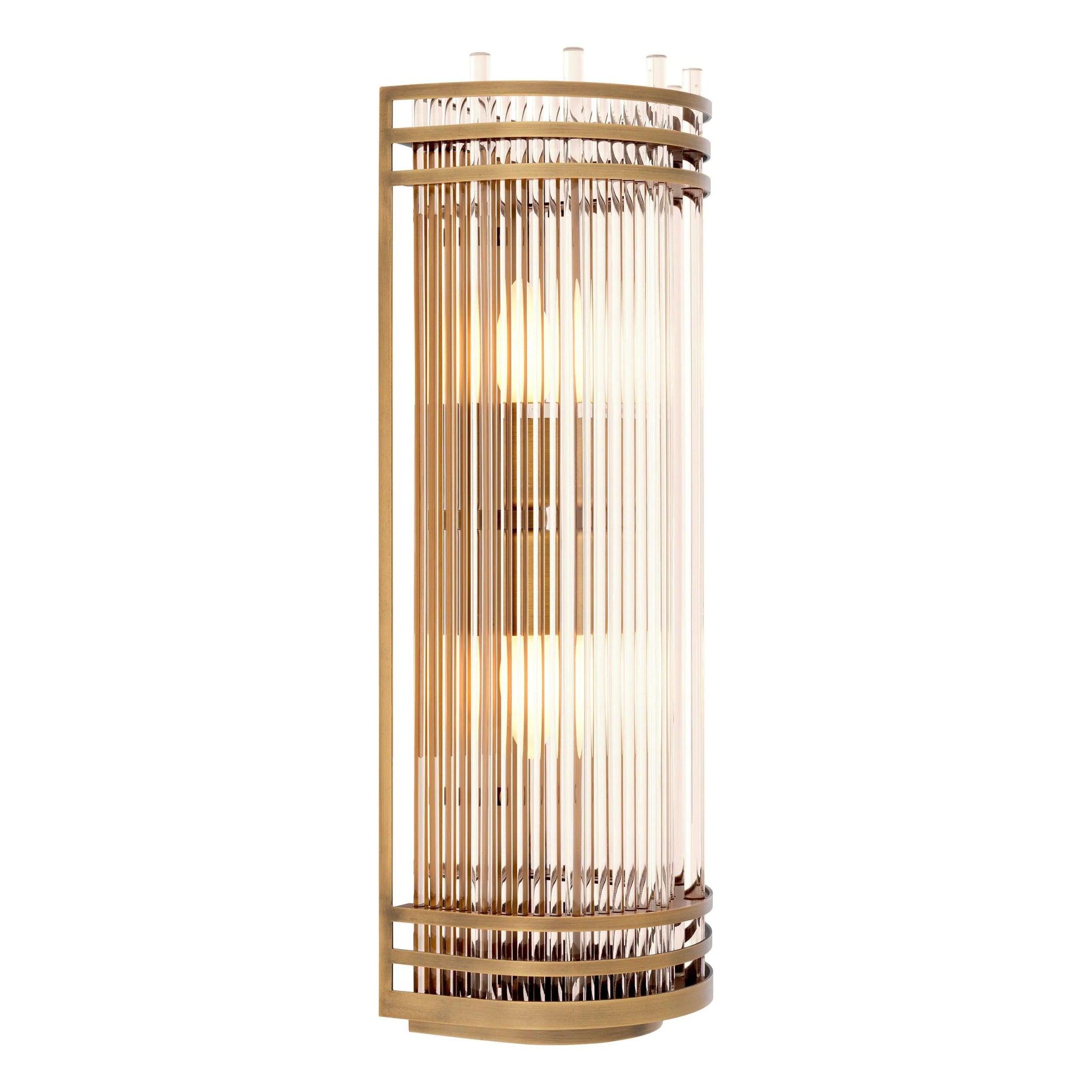 Lampa ścienna GULF postarzany mosiądz Eichholtz Eye on Design