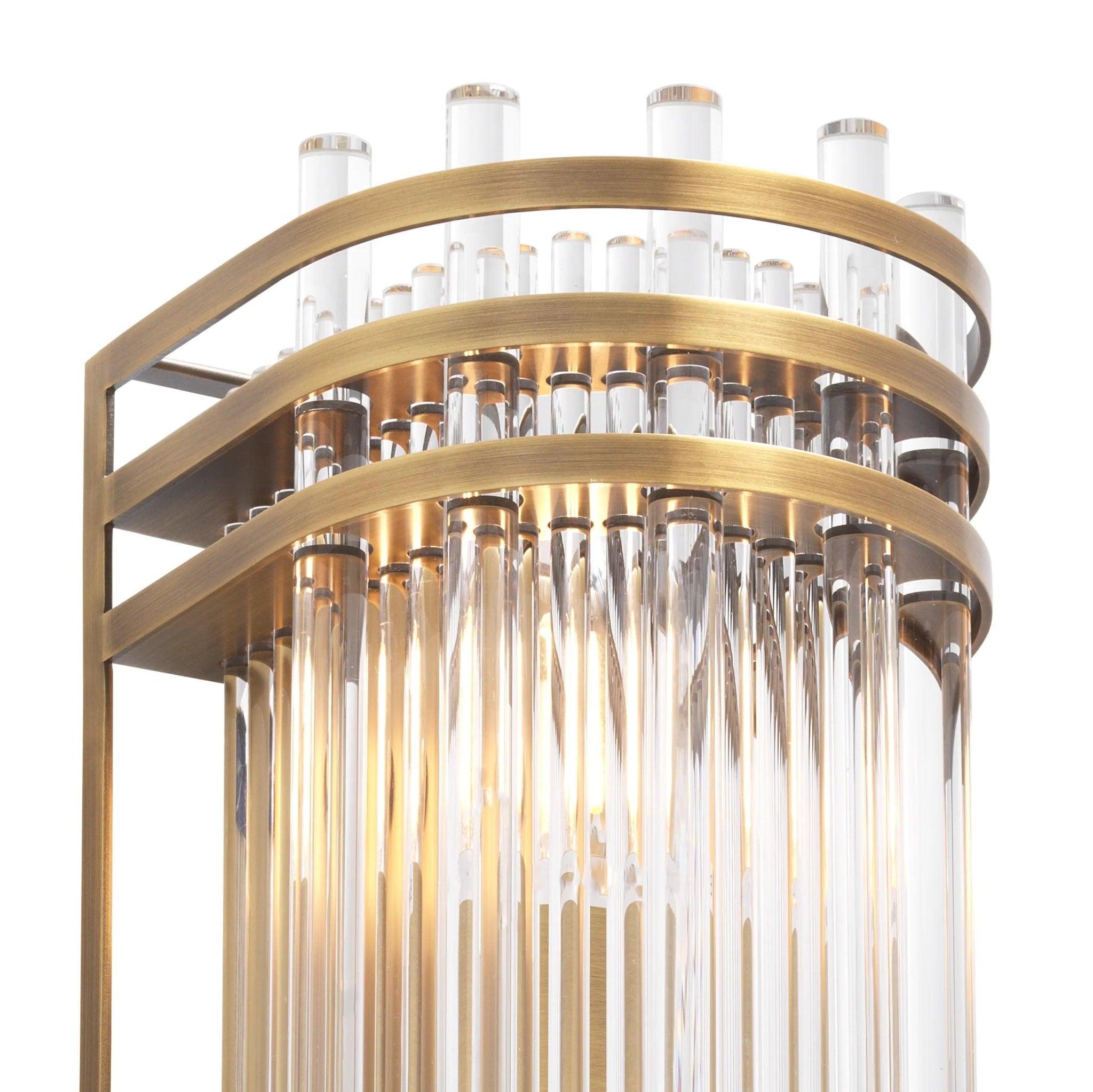 Lampa ścienna GULF postarzany mosiądz Eichholtz Eye on Design