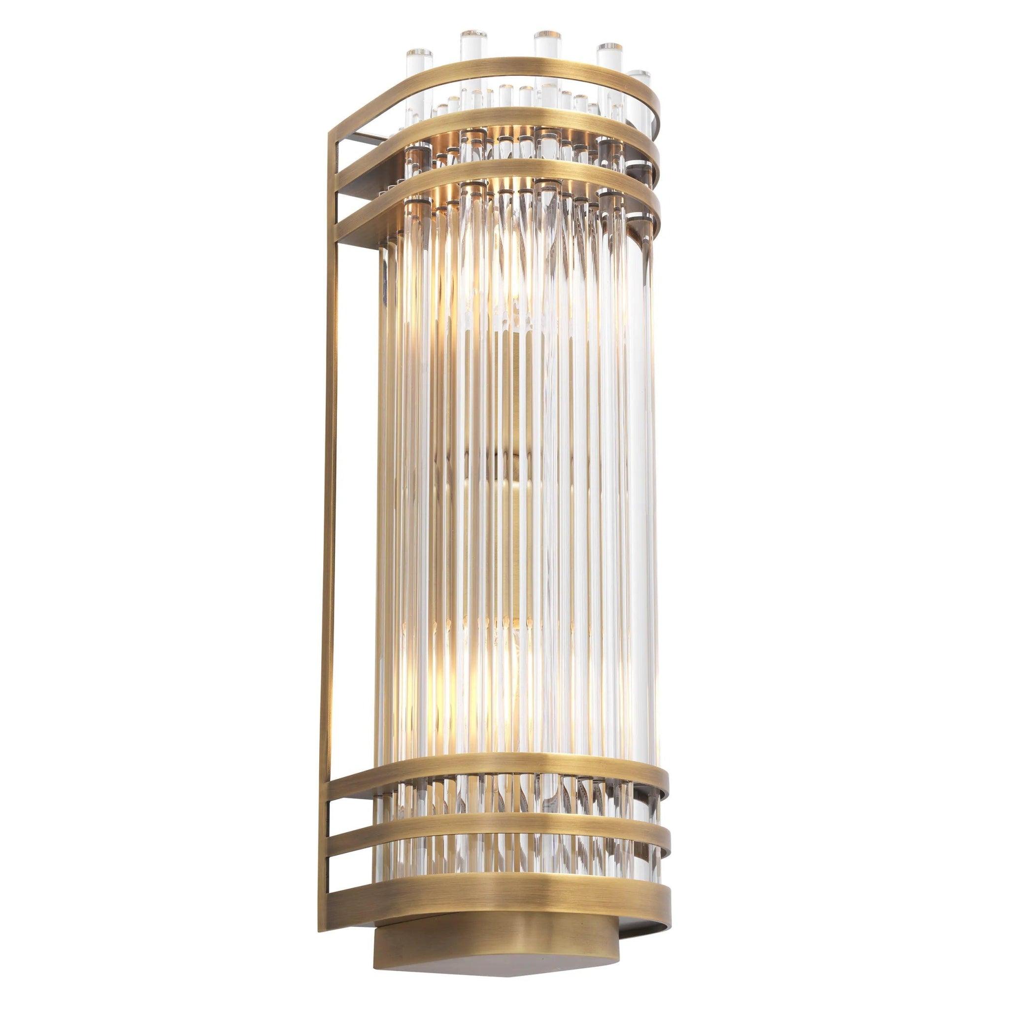 Lampa ścienna GULF postarzany mosiądz Eichholtz Eye on Design