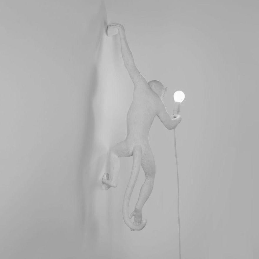 Lampa ścienna MONKEY HANGING - LEFT biały Seletti Eye on Design