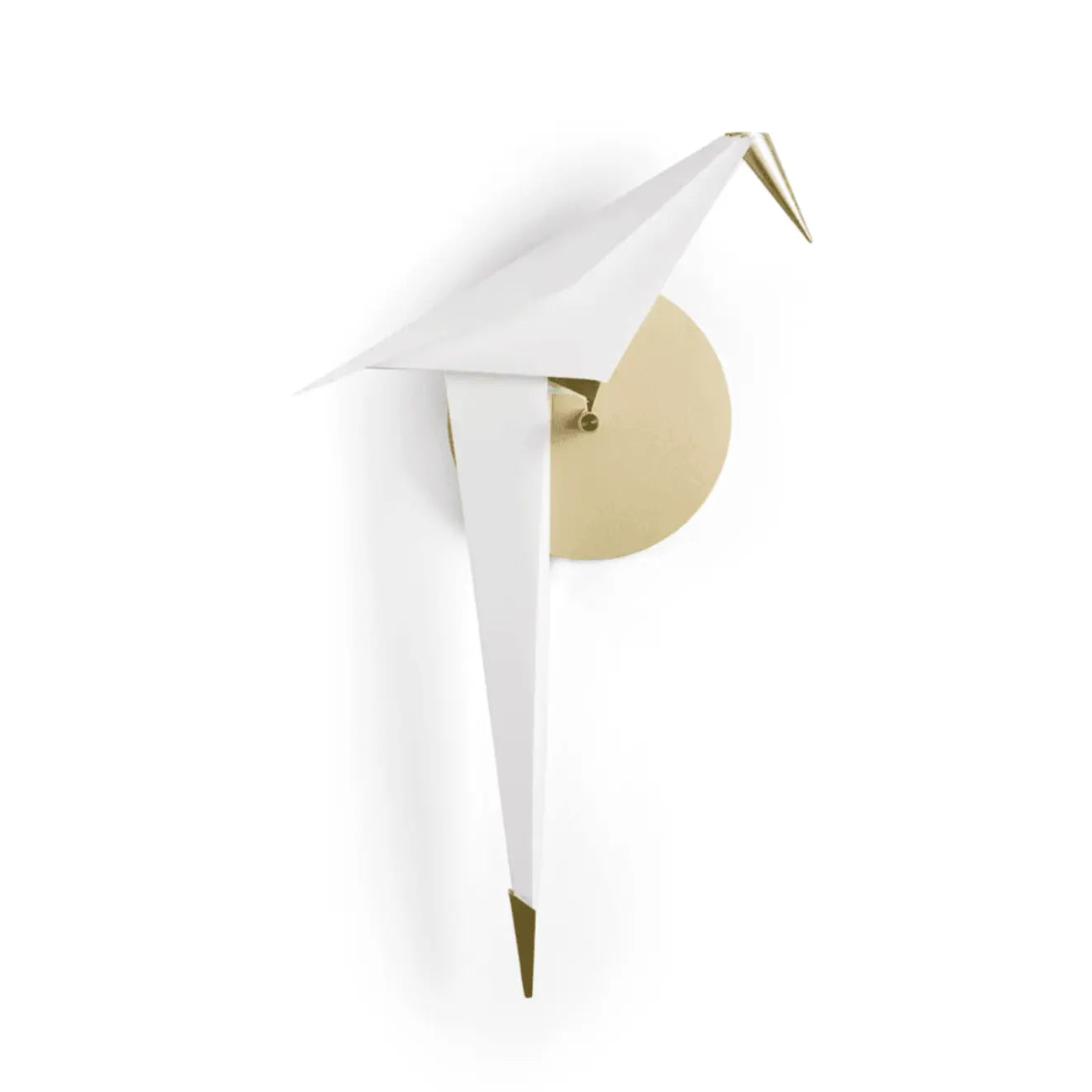 Lampa ścienna PERCH biały ze złotym wykończeniem – Moooi