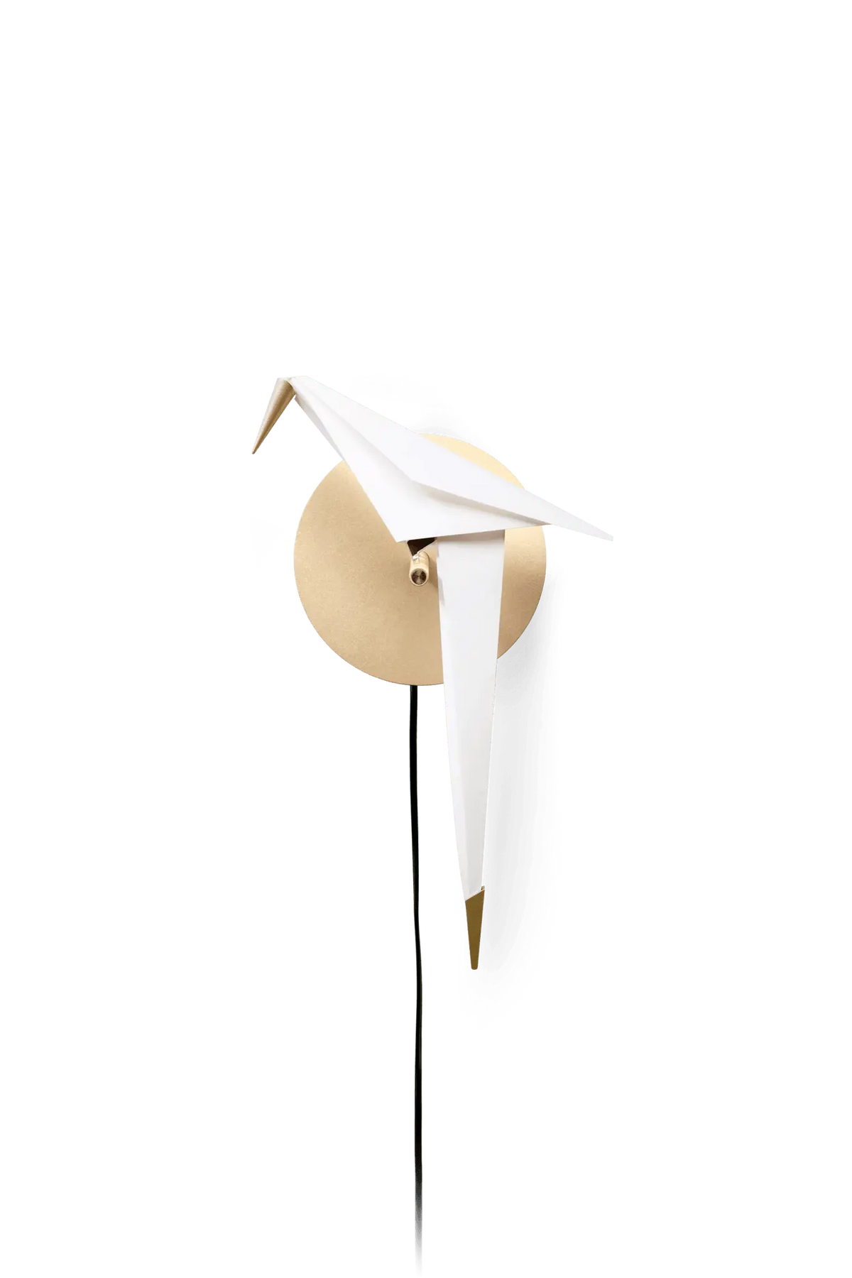 Lampa ścienna PERCH biały ze złotym wykończeniem – Moooi