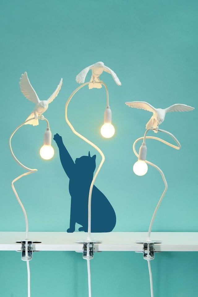 Lampa ścienna SPARROW LANDING biały Seletti Eye on Design