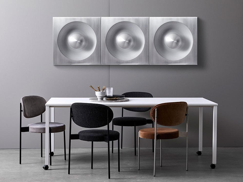 Lampa ścienna SPIEGEL szczotkowane aluminium Verpan Eye on Design