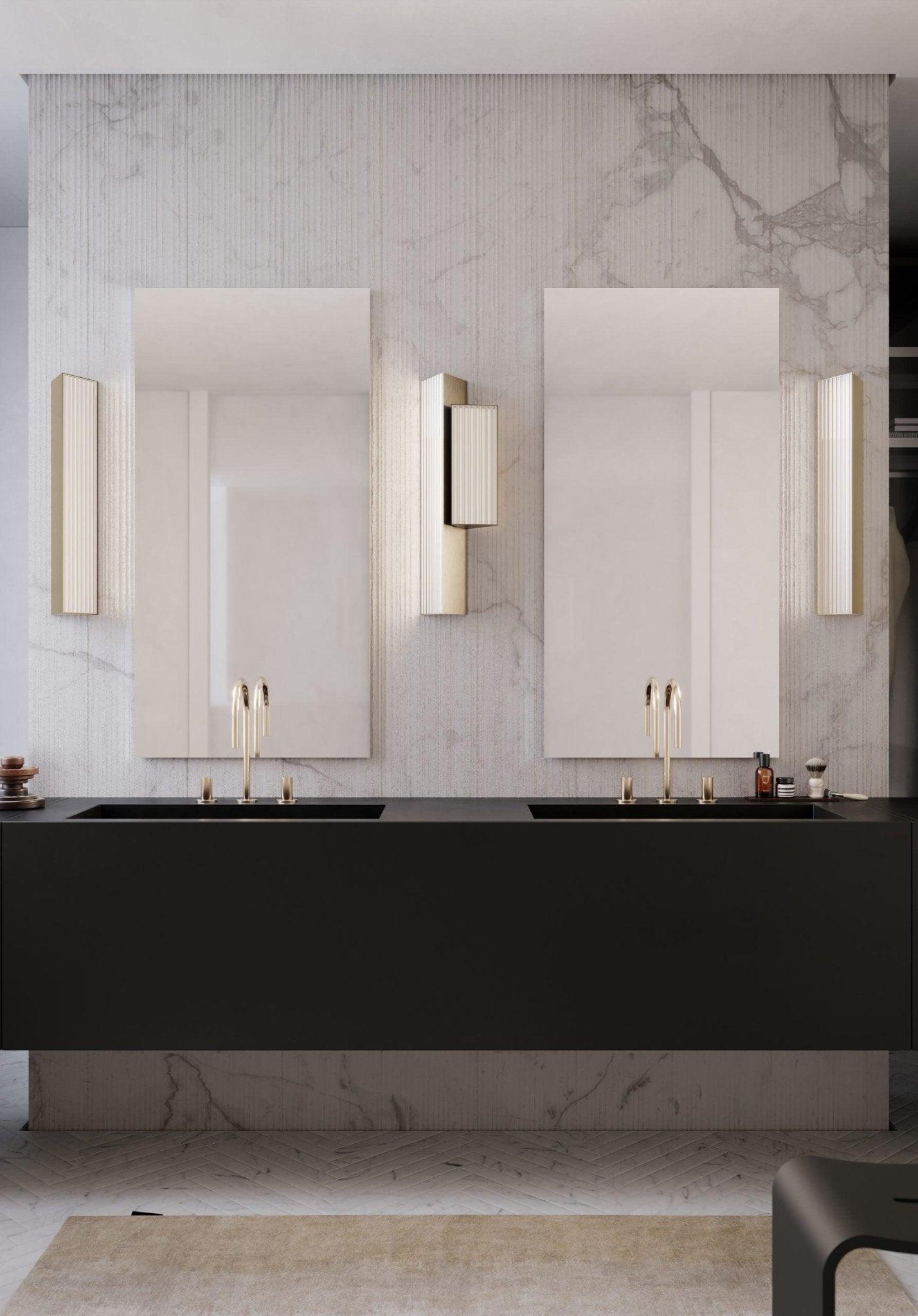 Lampa ścienna STICK satynowy złoty Contardi Eye on Design