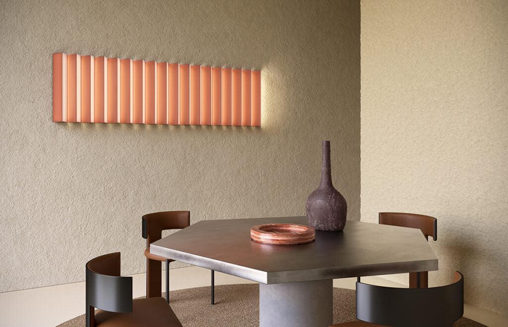 Lampa ścienna STICK TRIO satynowa miedź Contardi Eye on Design