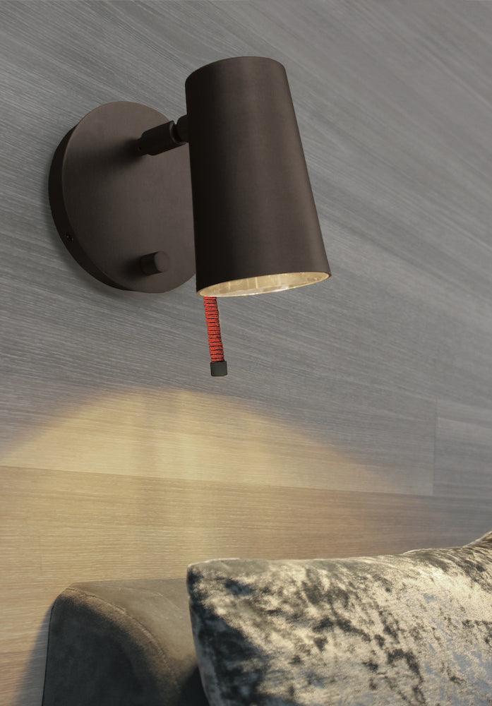 Lampa ścienna UP szczotkowany brąz Contardi Eye on Design