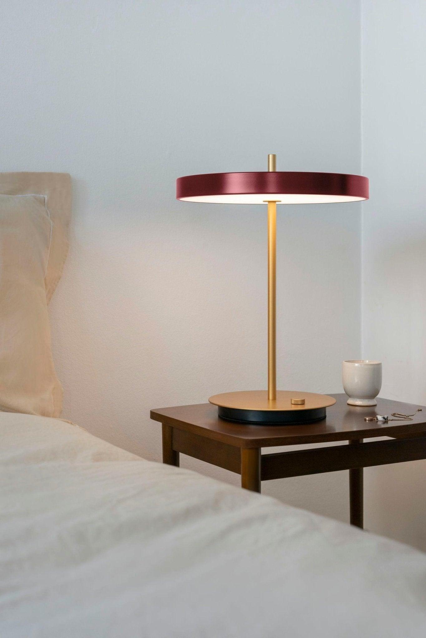 Lampa stołowa ASTERIA TABLE rubinowy – Umage