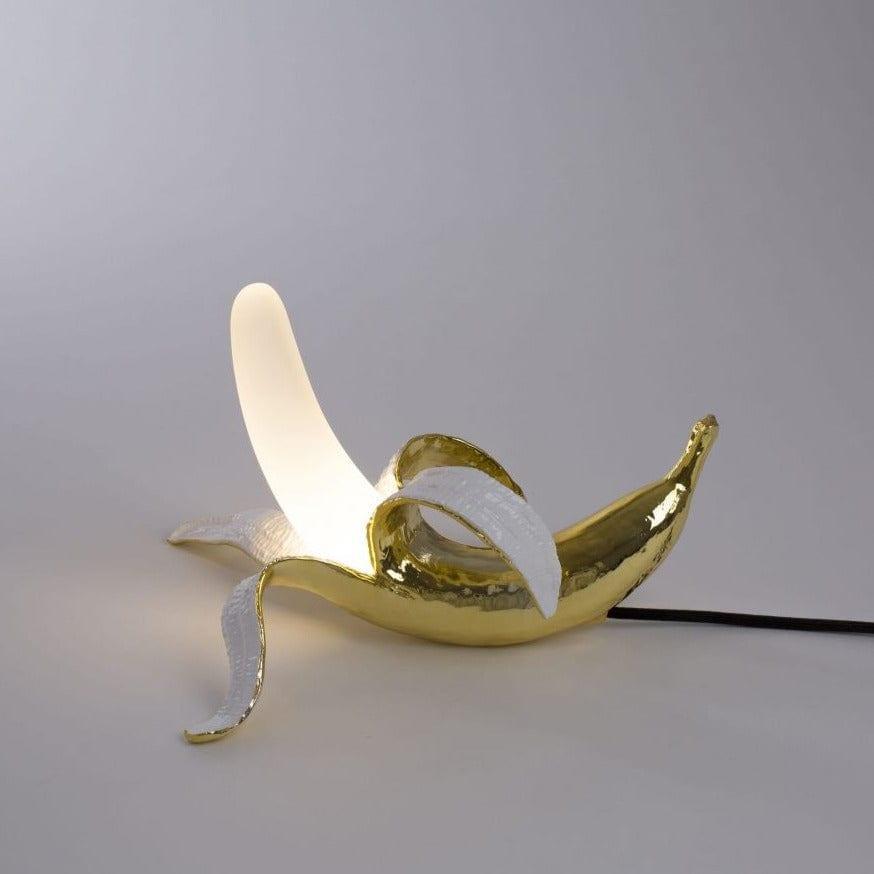 Lampa stołowa BANANA DEWEY złoty Seletti Eye on Design