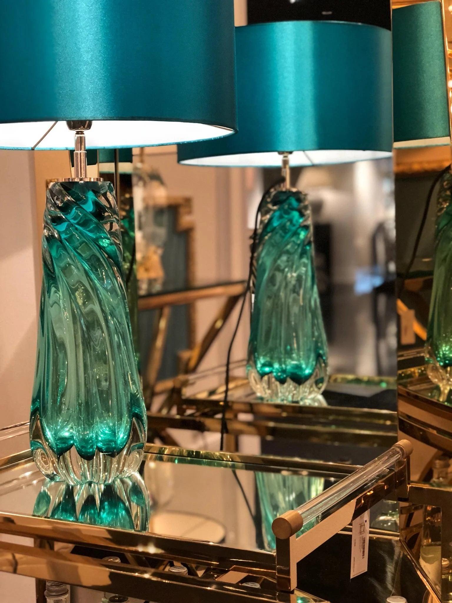 Lampa stołowa BARRON turkusowy Eichholtz Eye on Design