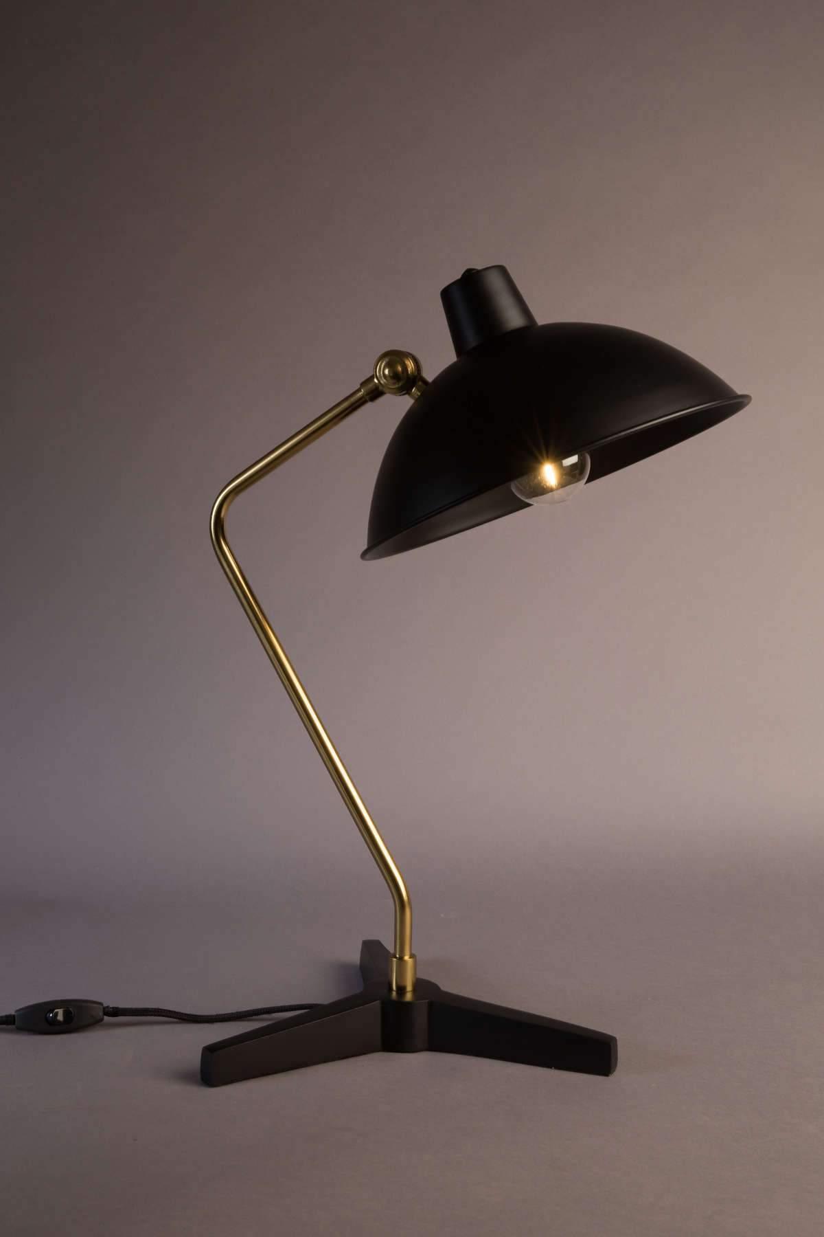 Lampa stołowa DEVI czarna Dutchbone Eye on Design