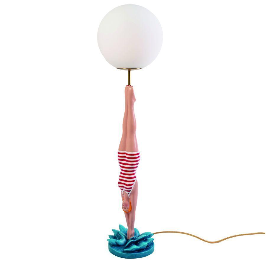 Lampa stołowa DIVER czerwony Seletti Eye on Design