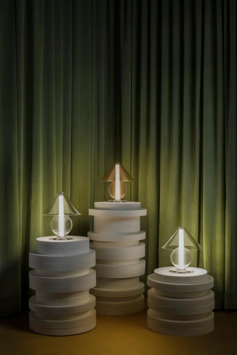 Lampa stołowa FRAGILE przezroczysty Marset Eye on Design