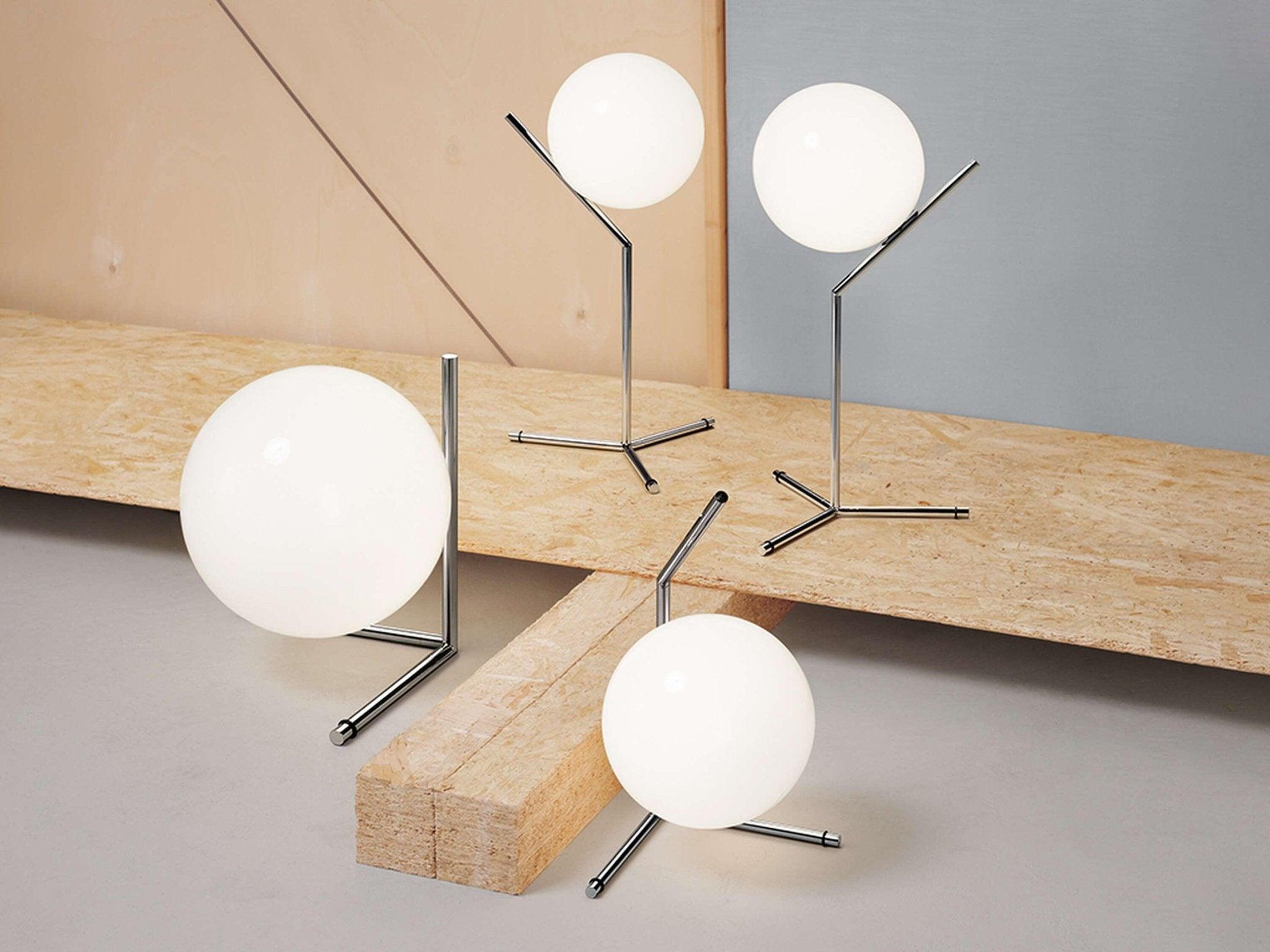 Lampa stołowa IC LIGHTS LOW chromowany Flos Eye on Design