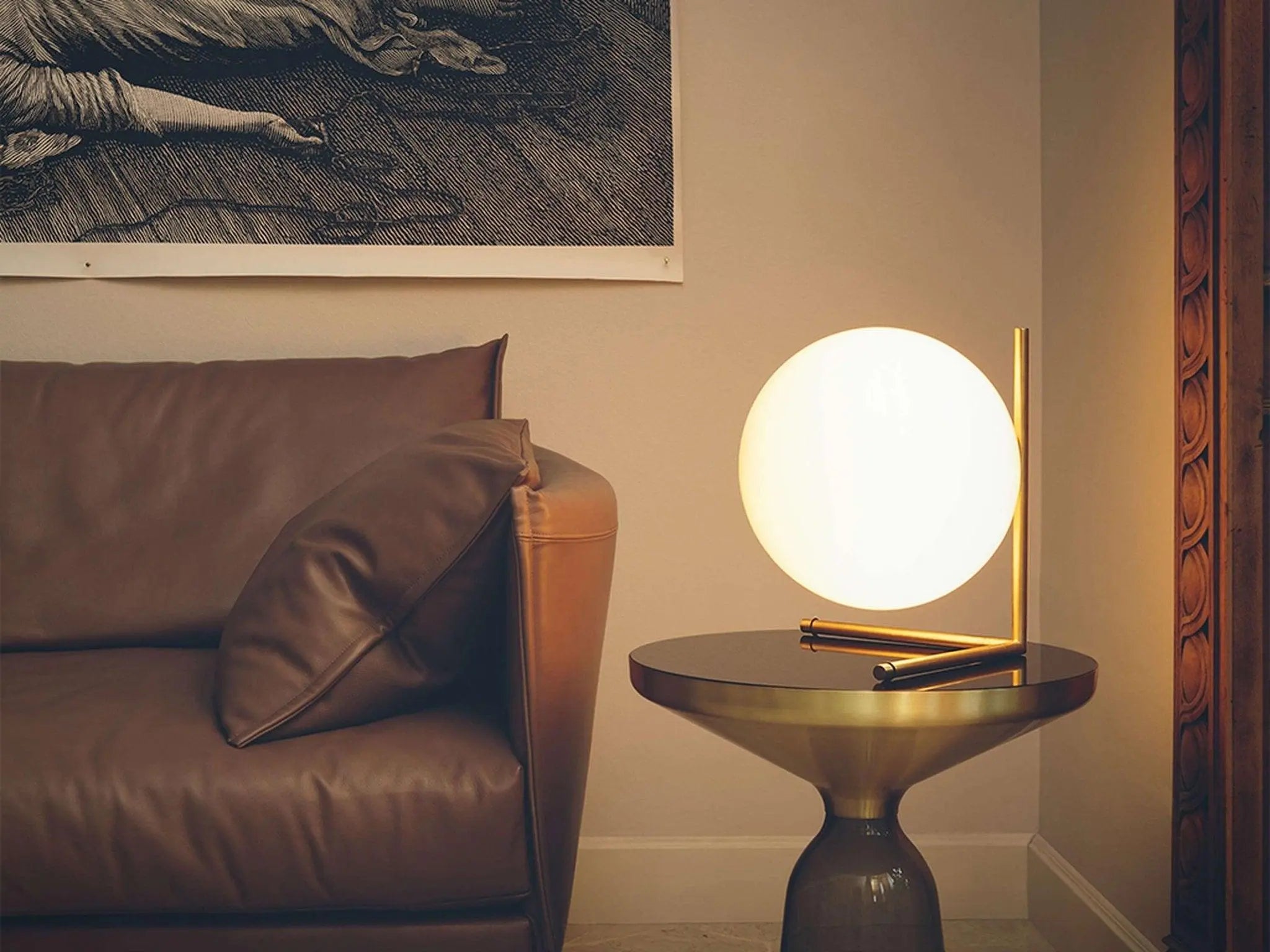 Lampa stołowa IC LIGHTS mosiężny – Flos
