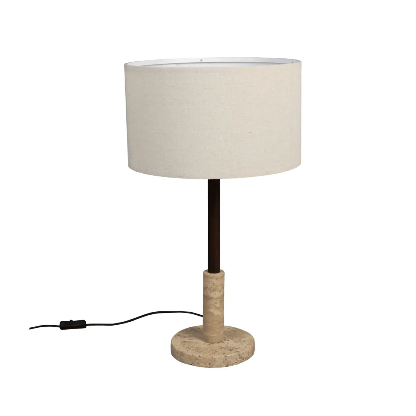 Lampa stołowa JACKON trawertyn – Dutchbone