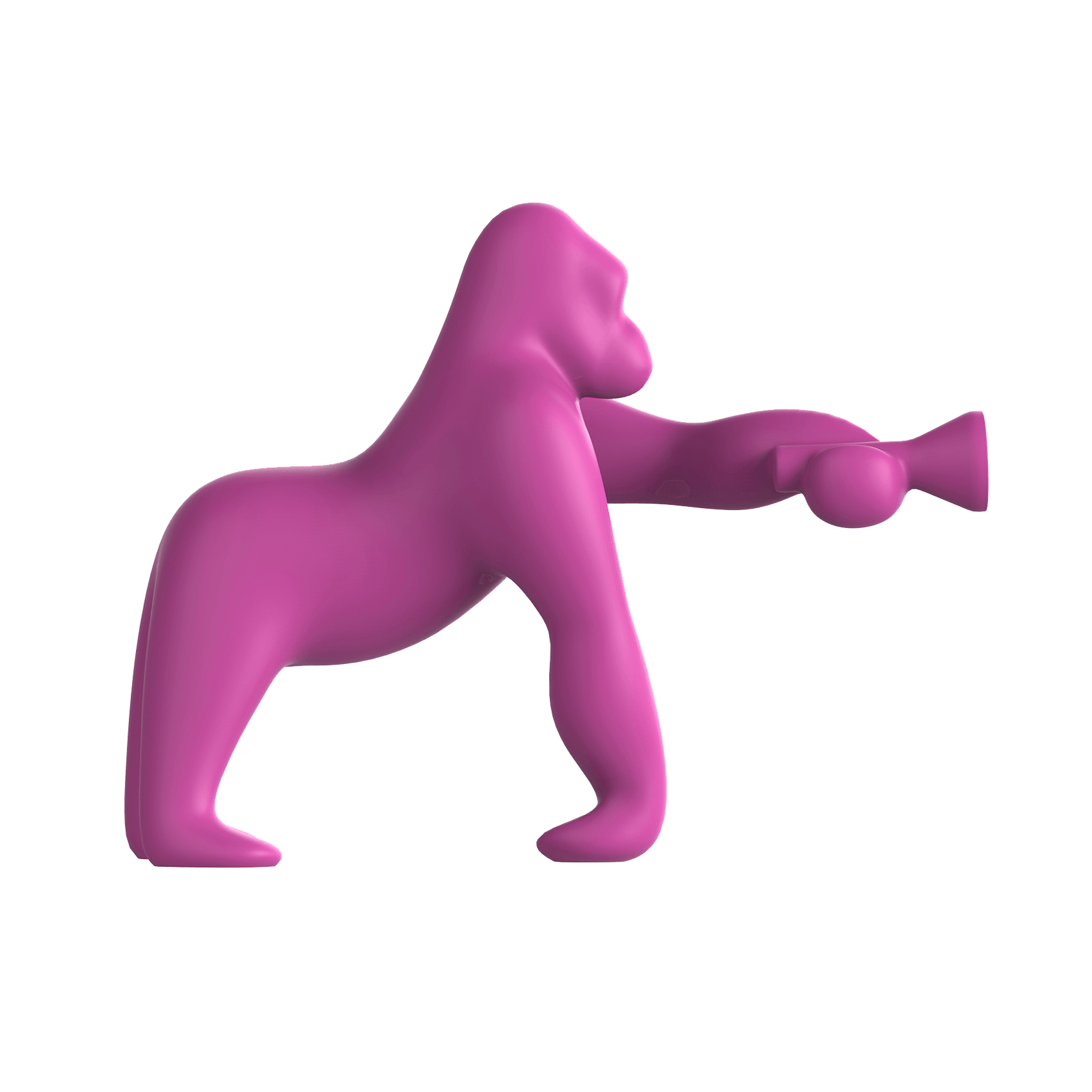 Lampa stołowa KONG fuksja Qeeboo Eye on Design