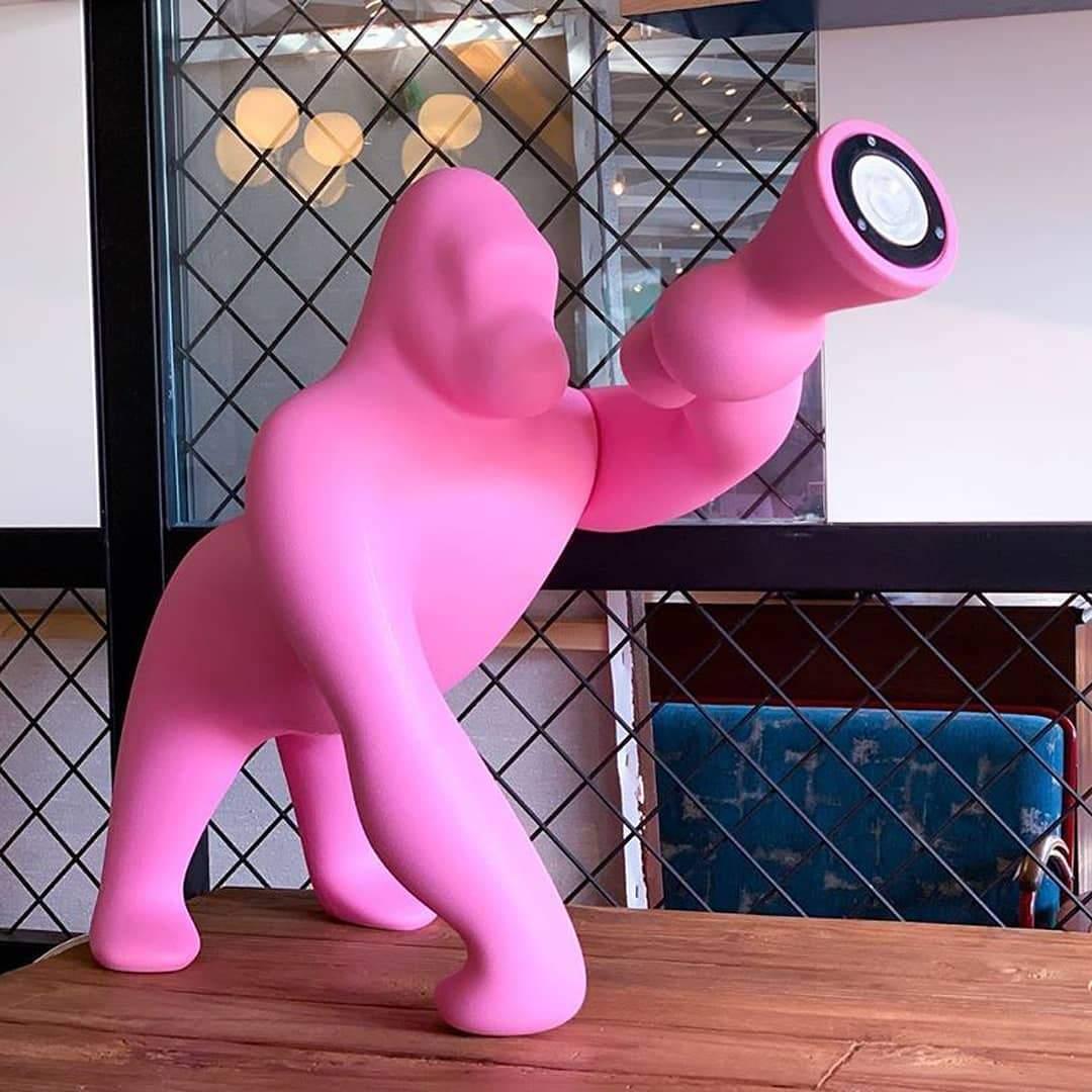 Lampa stołowa KONG pomarańczowy Qeeboo Eye on Design