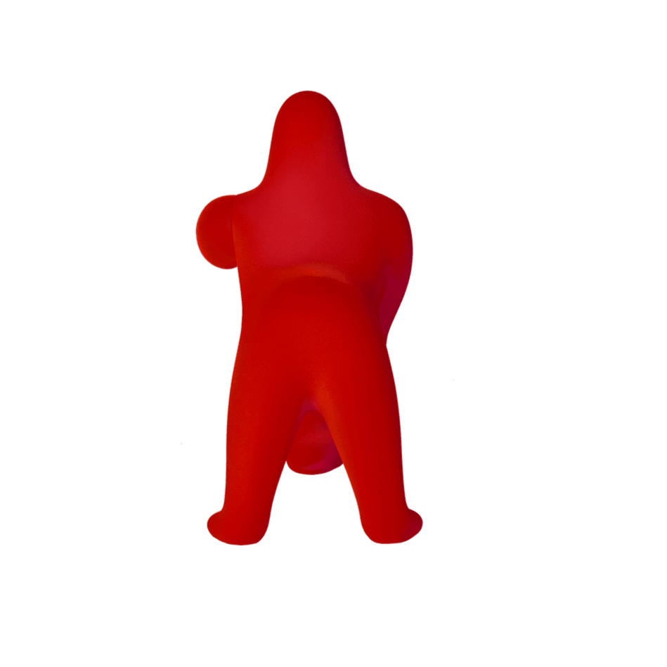 Lampa stołowa KONG VELVET czerwony Qeeboo Eye on Design