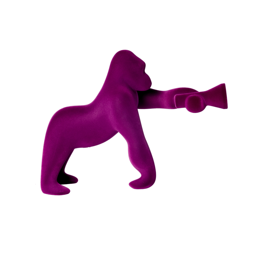 Lampa stołowa KONG VELVET fioletowy Qeeboo Eye on Design