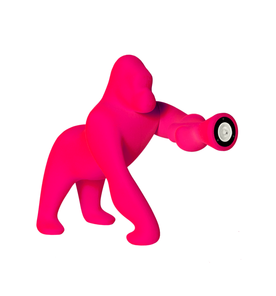 Lampa stołowa KONG VELVET fuksja Qeeboo Eye on Design