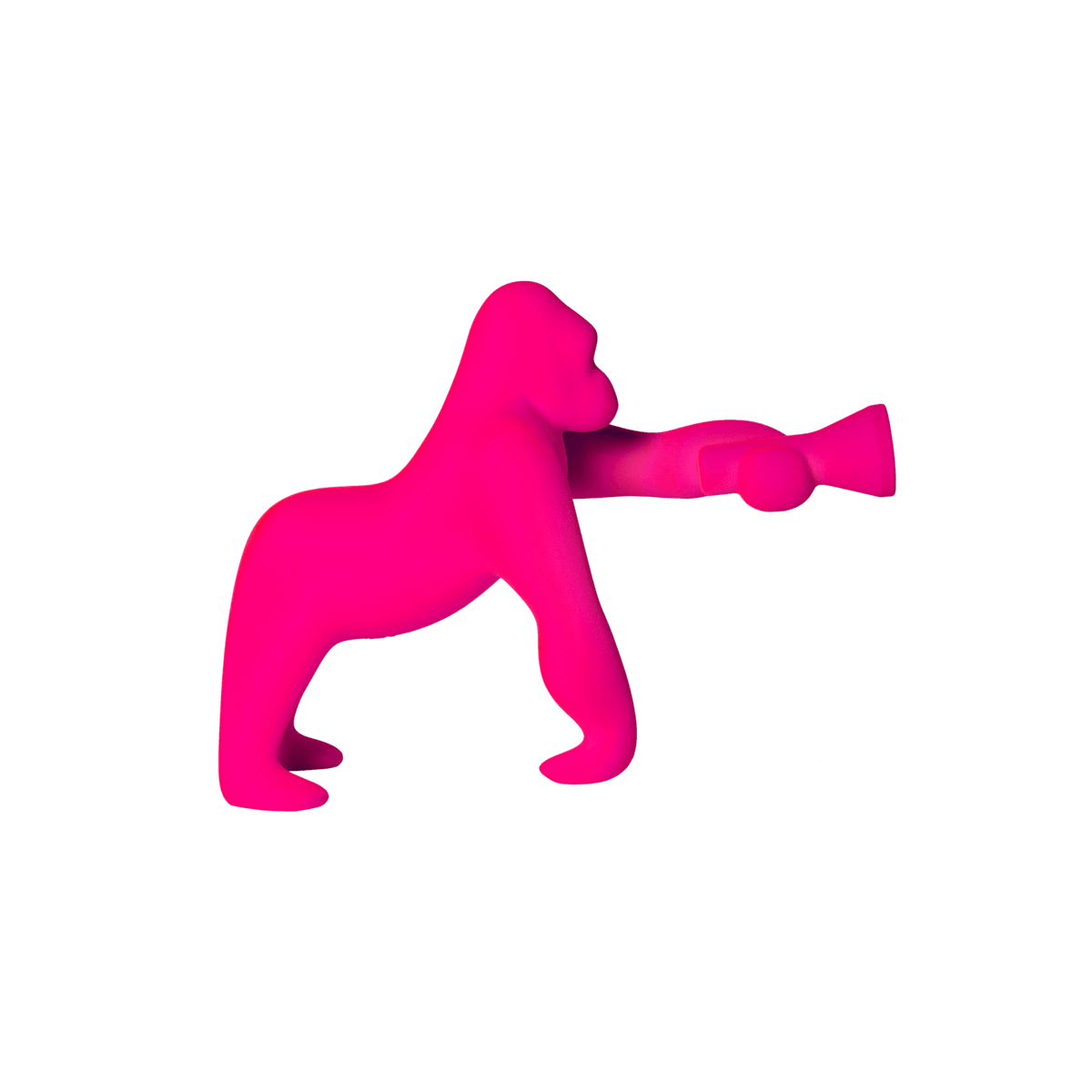 Lampa stołowa KONG VELVET fuksja Qeeboo Eye on Design