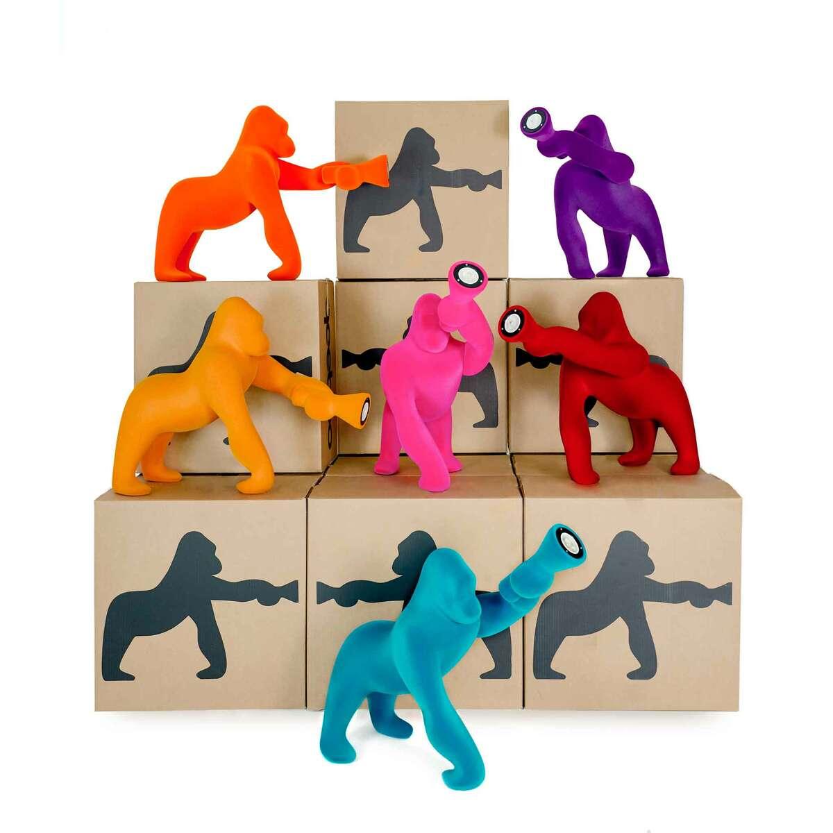 Lampa stołowa KONG VELVET turkusowy Qeeboo Eye on Design