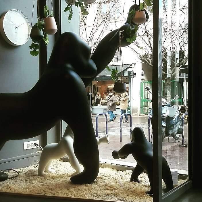 Lampa stołowa KONG żółty Qeeboo Eye on Design