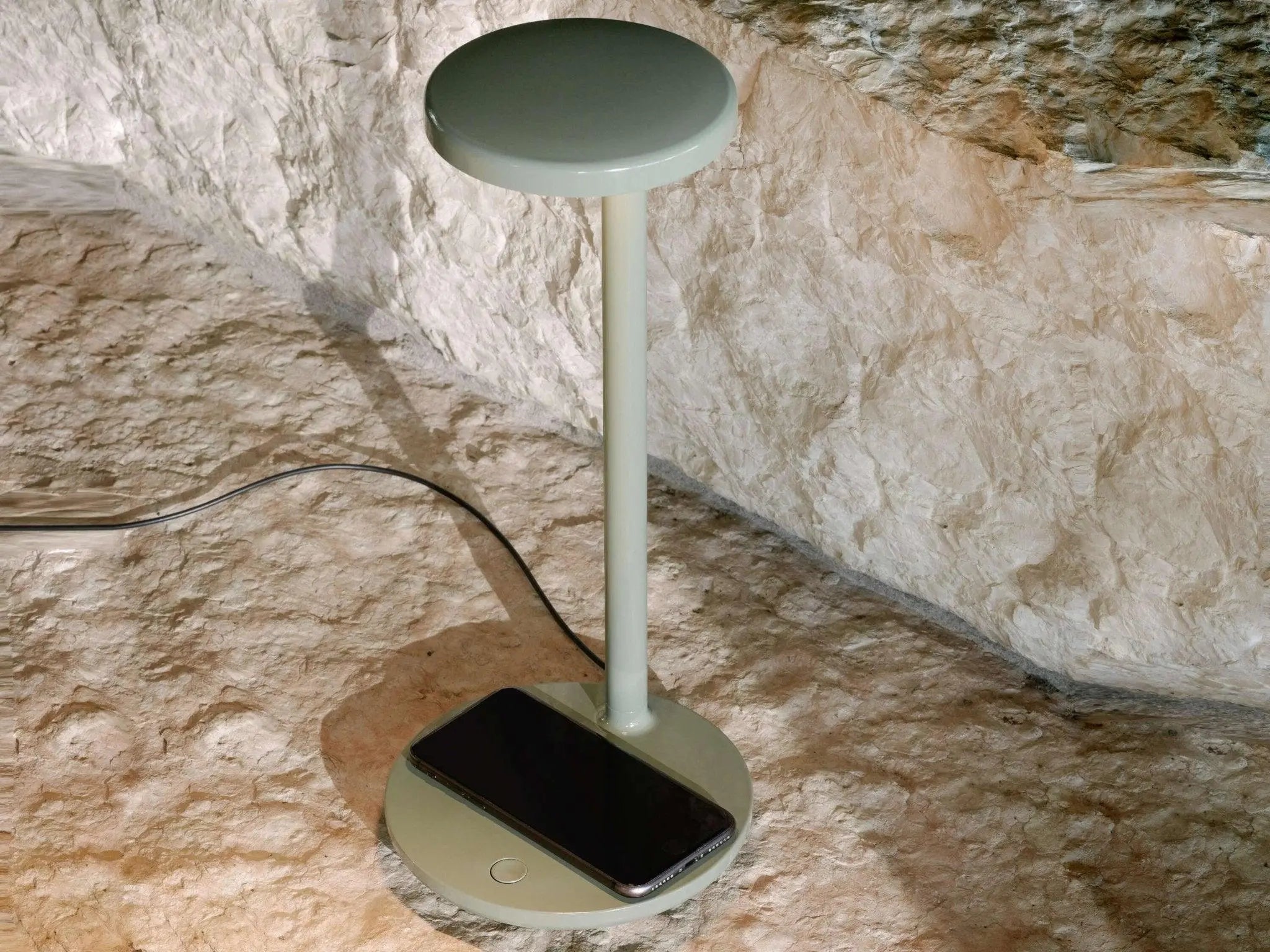 Lampa stołowa OBLIQUE szary – Flos