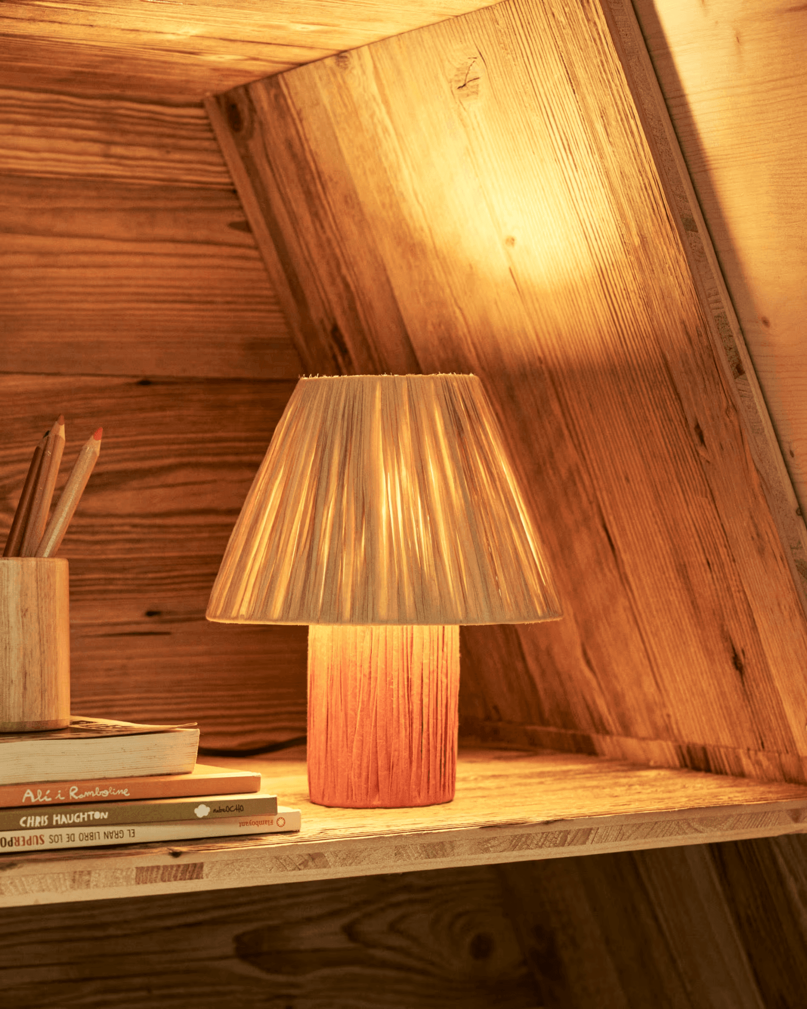 Lampa stołowa PULMI terakota – Kave Home