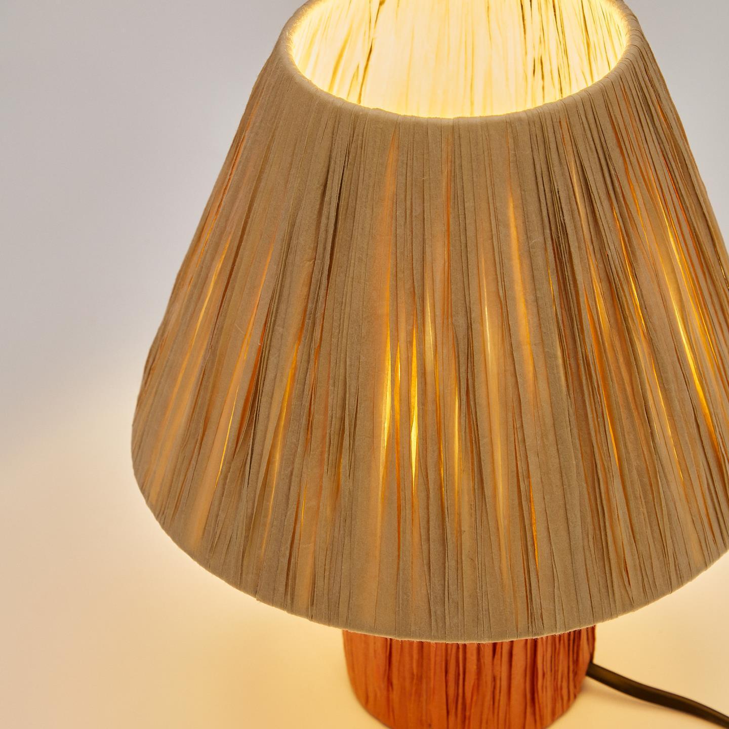 Lampa stołowa PULMI terakota – Kave Home