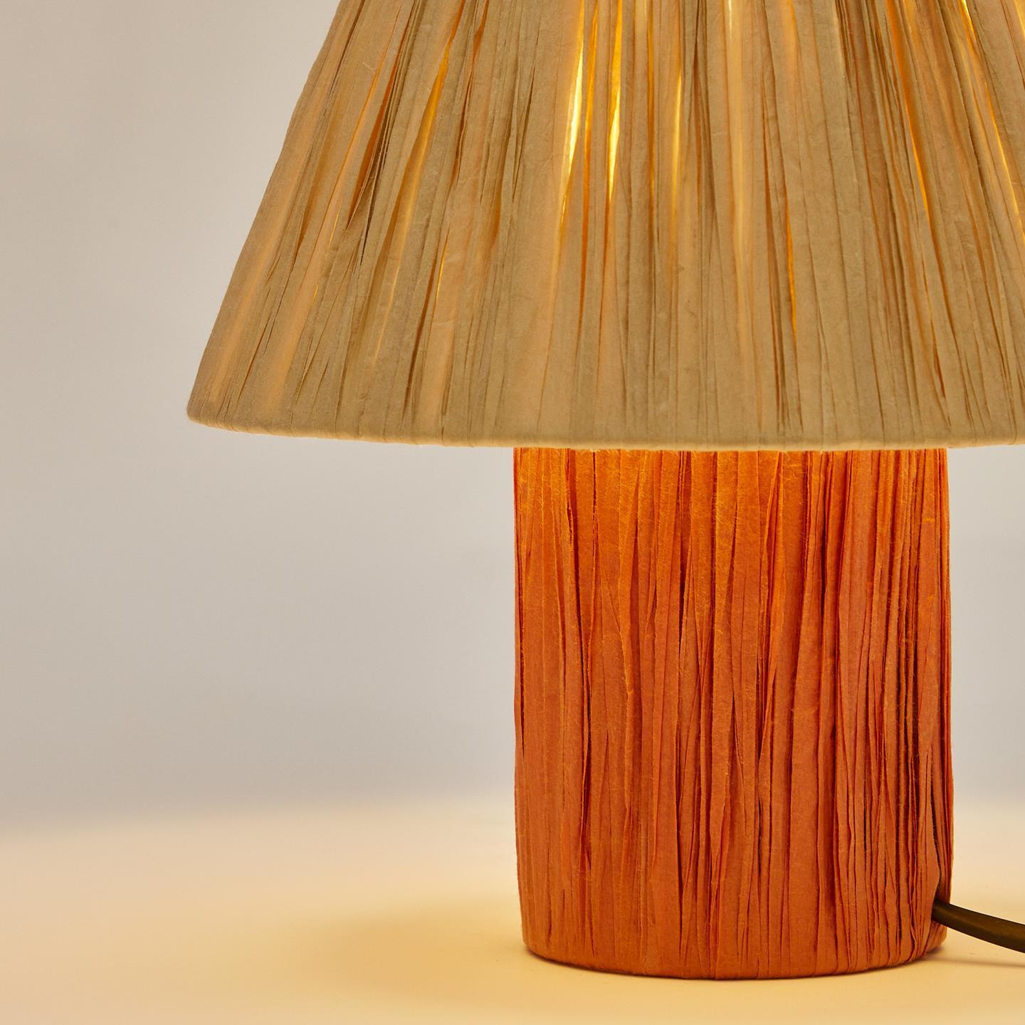 Lampa stołowa PULMI terakota – Kave Home