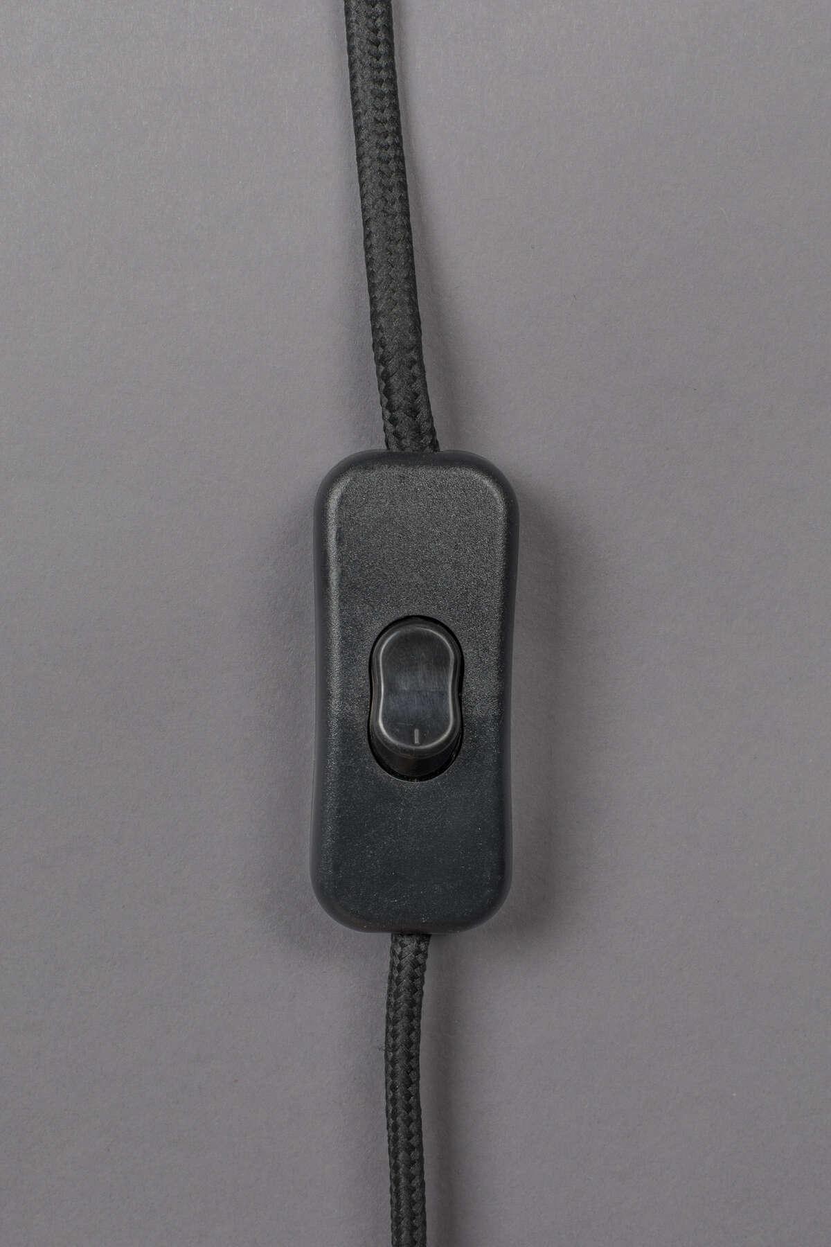 Lampa stołowa RUSSEL z kloszem lnianym Dutchbone Eye on Design