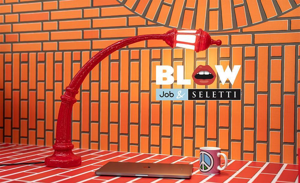 Lampa stołowa SIDONIA czerwony Seletti Eye on Design