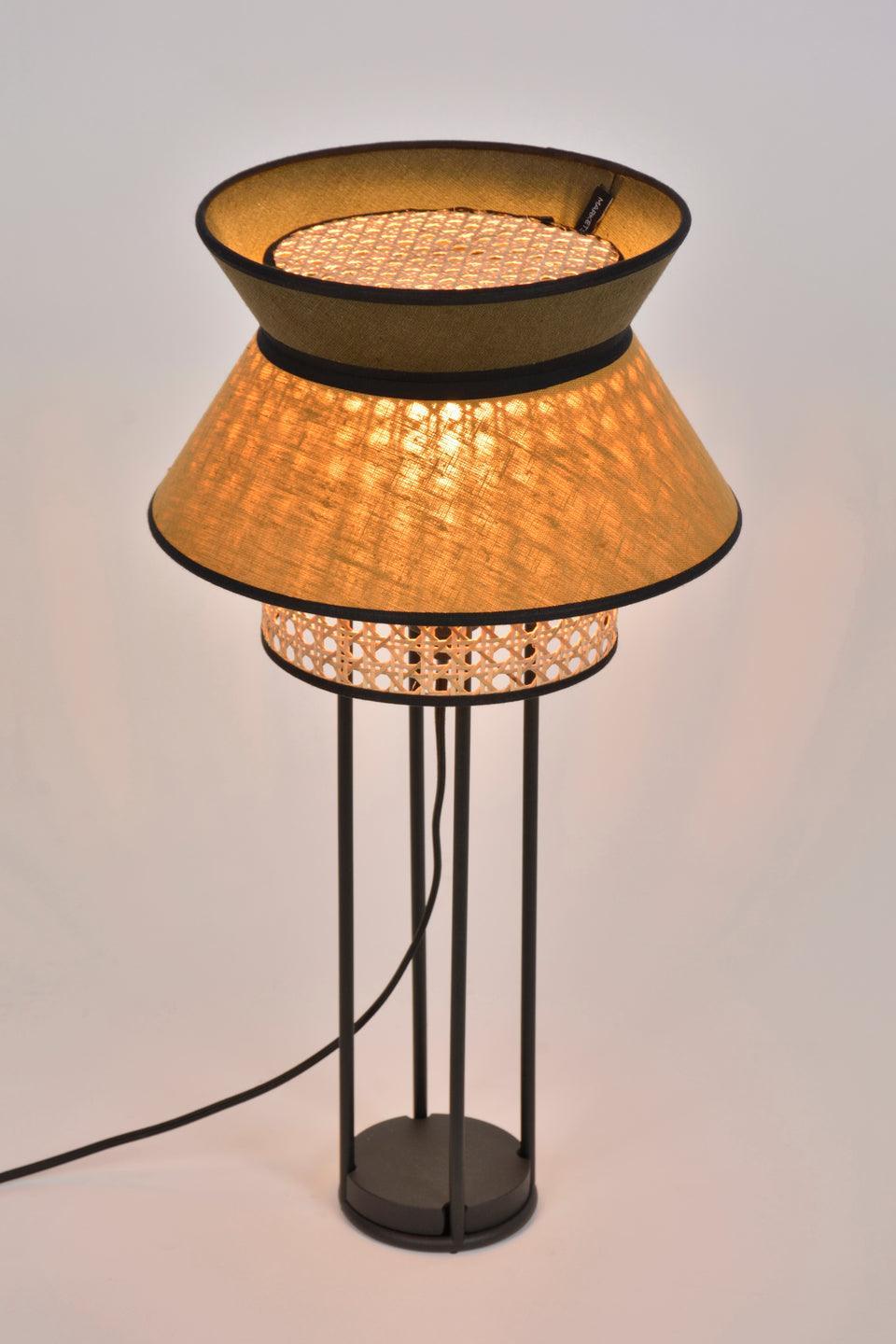 Lampa stołowa SINGAPOUR 1 oliwkowy Market Set Eye on Design