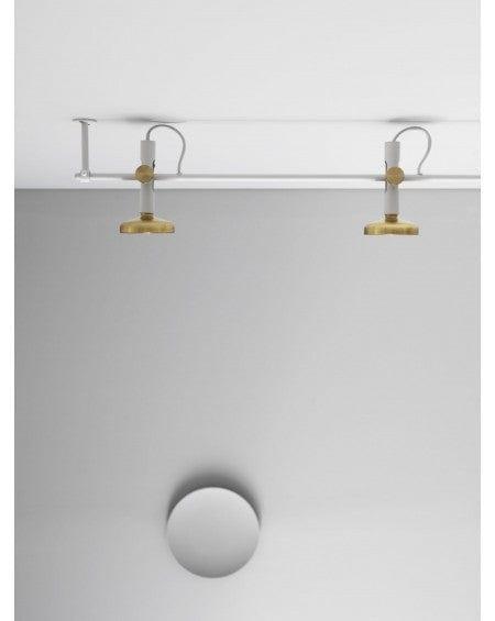 Lampa sufitowa BLEND czarny z mosiężnym wykończeniem Pholc Eye on Design