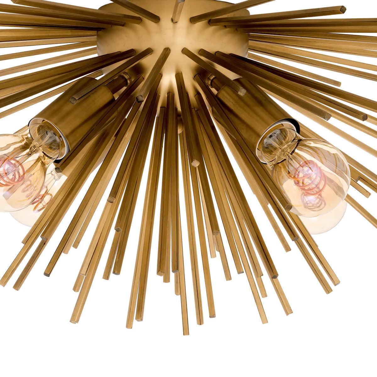 Lampa sufitowa BOIVIN matowy mosiądz Eichholtz Eye on Design