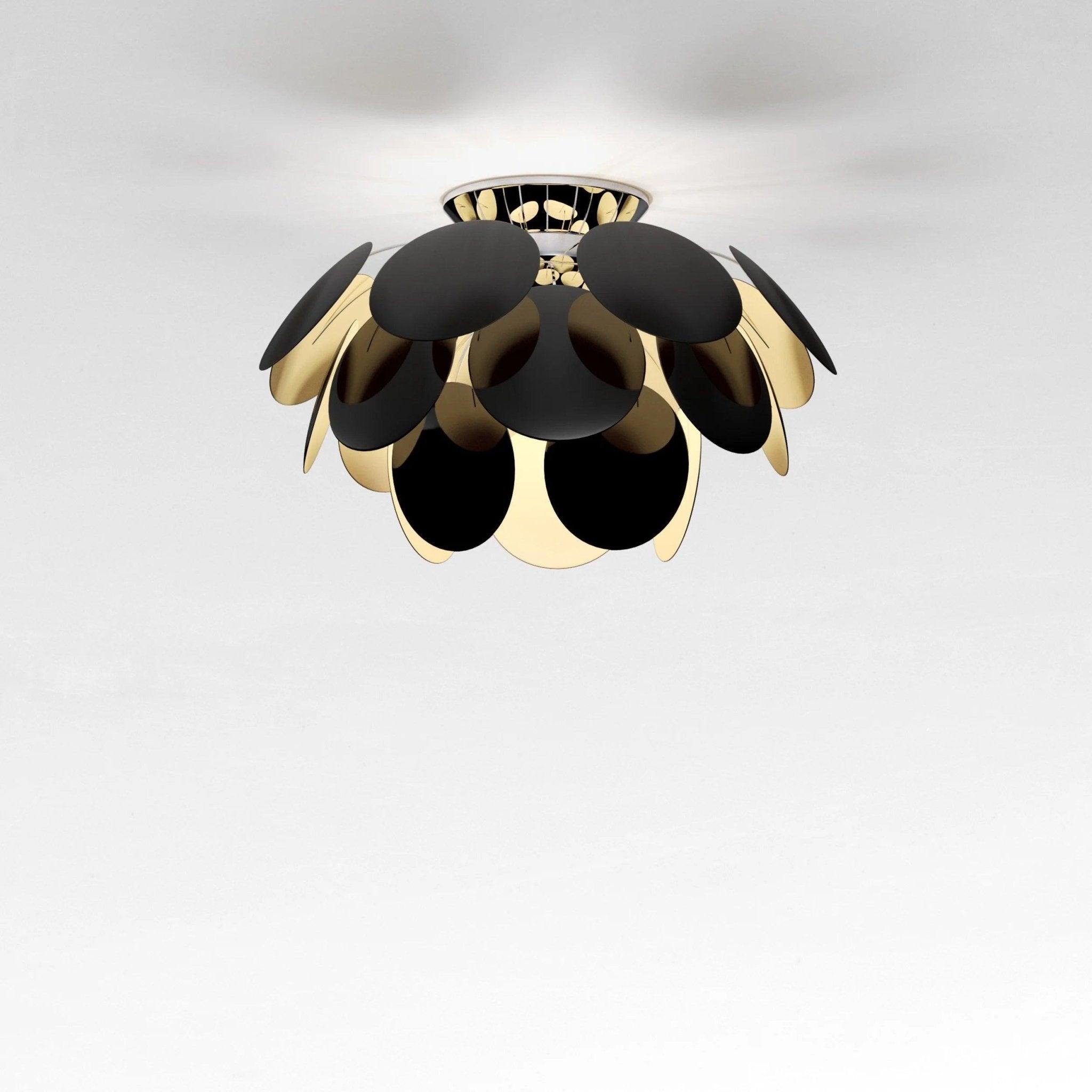 Lampa sufitowa DISCOCO czarny ze złotym Marset Eye on Design