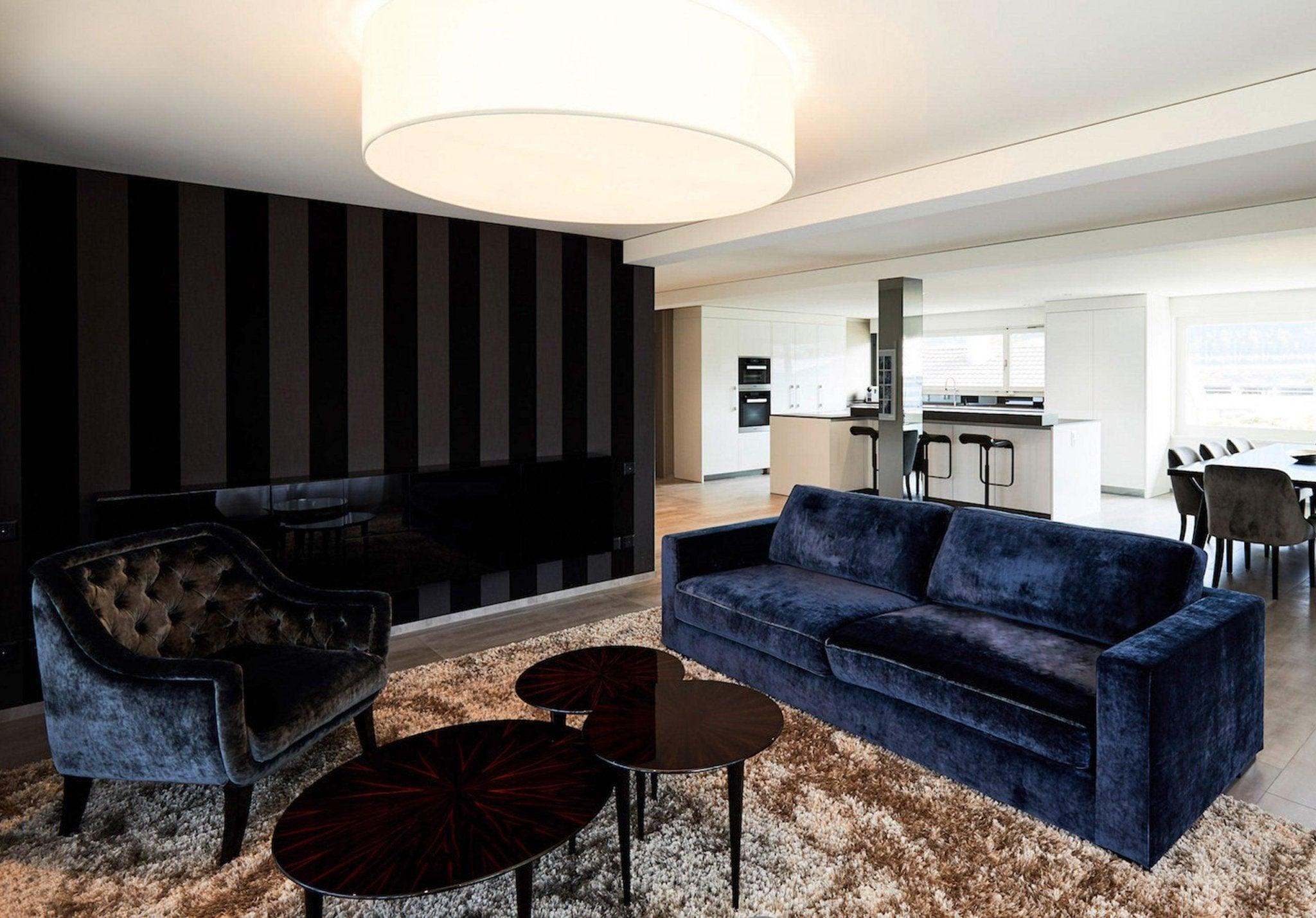 Lampa sufitowa lniana CIRCUS biały Contardi Eye on Design