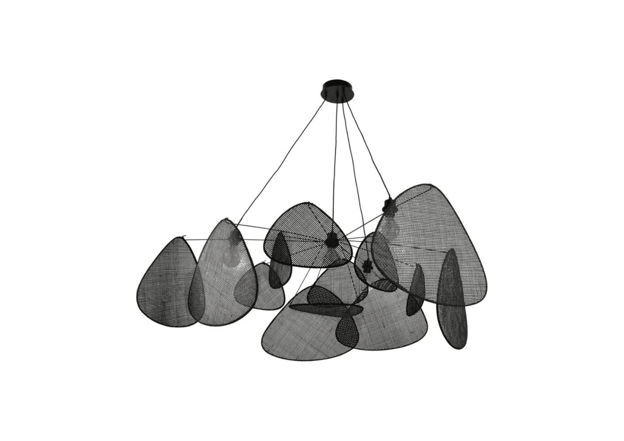 Lampa sufitowa SCREEN czarny Market Set Ø150 x 90 cm Eye on Design