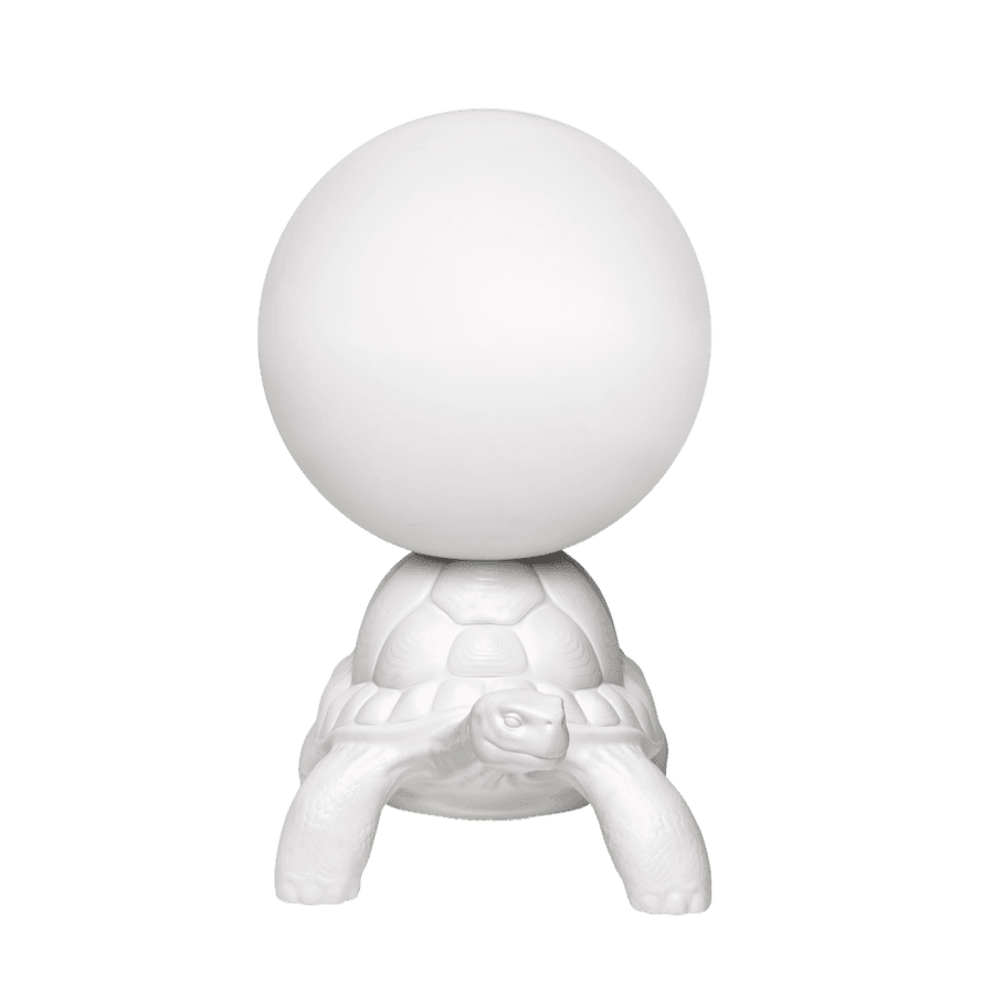 Lampa TURTLE CARRY biała Qeeboo Eye on Design